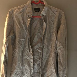 Men’s small slim gray Zara shirt